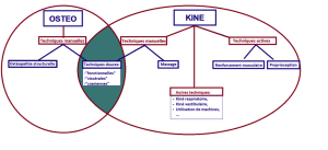 quelles differences entre un osteopathe et un kinesitherapeute